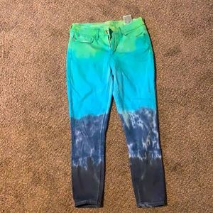 Tye dye women jeans size 4.